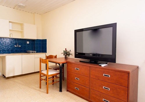 Livingroom with Kitchen and TV